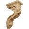 Ekena Millwork 4 1/4"W x 8"D x 13 1/4"H Holmdel Grapes & Vines Corbel, Cherry COR04X08X13HOCH - alternate 1